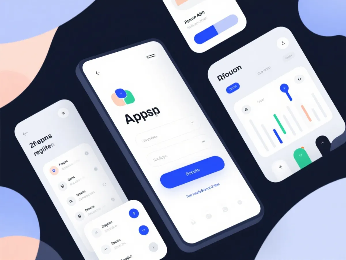 注册流程界面示意图